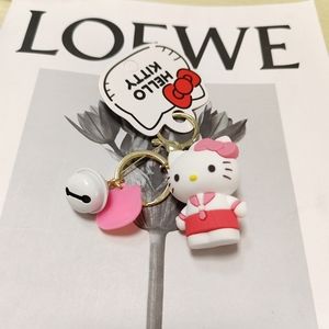 hello Kitty bell keychain